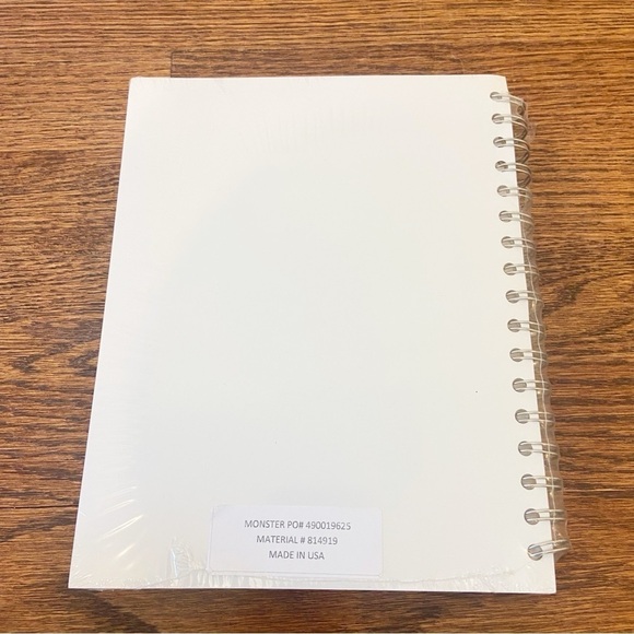 NWTs Monster Energy Co. | White Monster Energy Ultra spiral Notebook/ Journal - Picture 2 of 8